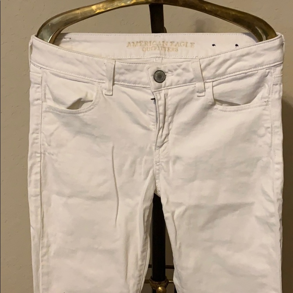 American Eagle white jegging size 10